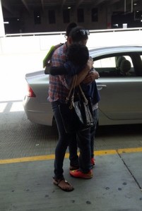 Christopher, mom reunited